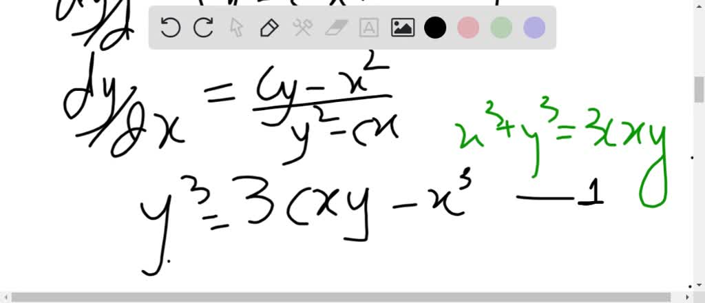 solved-the-graphs-of-members-of-the-one-parameter-family-x-3-y-3-3