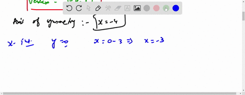find-the-x-and-y-intercepts-if-they-exist-and-the-vertex-of-the-graph-then-sketch-the-graph-using-sy