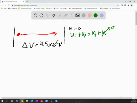 a-proton-is-accelerated-through-a-potential-difference-of-45-times-106-mathrmv-a-how-much-kinetic-en
