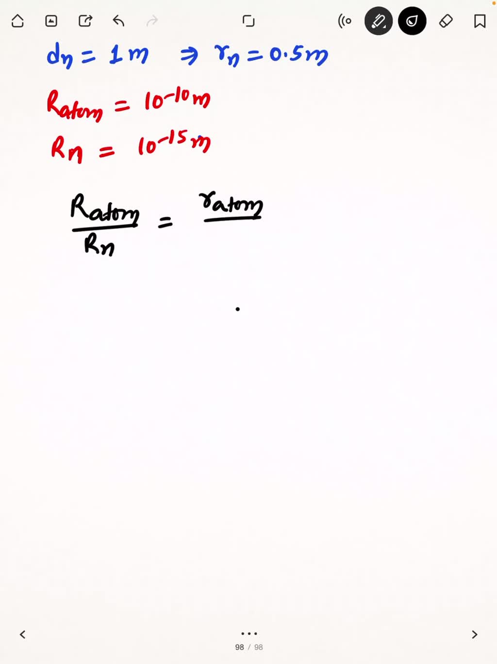 SOLVEDIf someone wanted to build a scale model of the atom with a