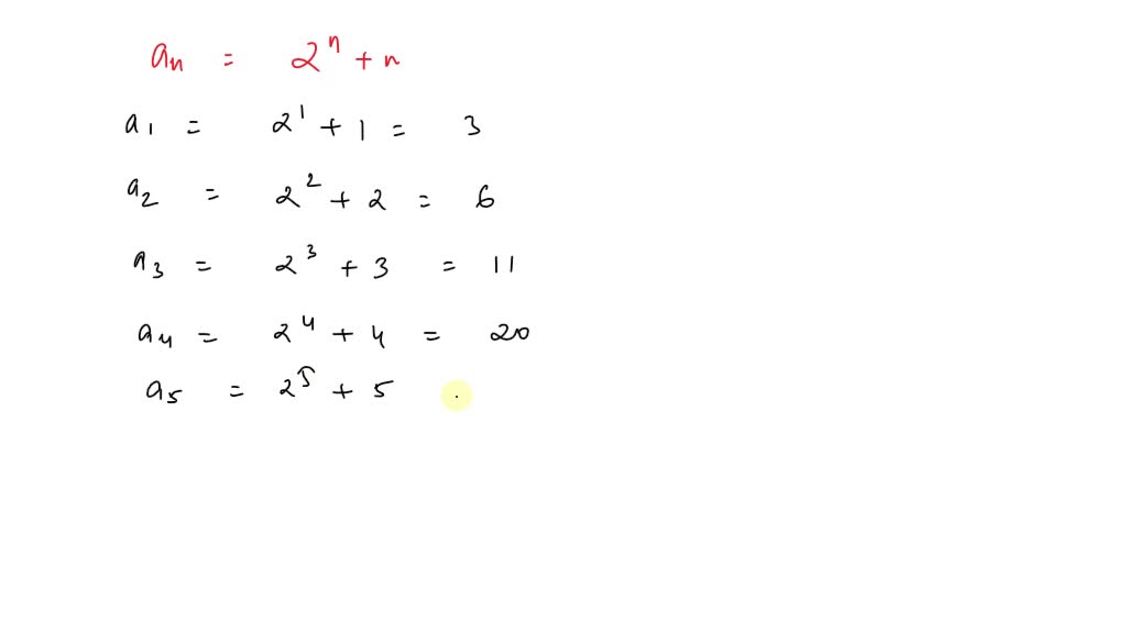 Solvedwrite The First Five Terms Of The Sequence Determine Whether Or Not The Sequence Is 3843