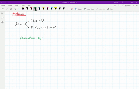 find-a-parametric-equations-and-b-symmetric-equations-of-the-line-the-line-through-12-3-and-parallel