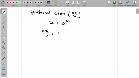 the-fractional-error-leftfracdelta-xxright-if-xan-is-a-pmleftfracdelta-aarightn-b-pm-nleftfracdelta-