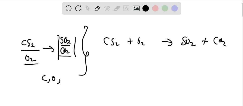 ⏩SOLVED:The reaction of carbon disulfide and oxygen yields sulfur ...