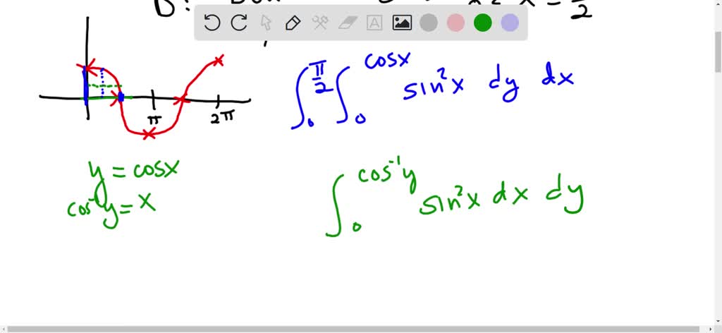 ⏩SOLVED:Set up iterated integrals for both orders of integration ...