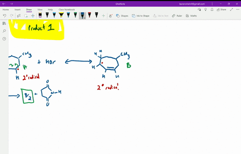 what-products-would-you-expect-from-reaction-of-the-following-alkenes-with-nbs-if-more-than-one-prod