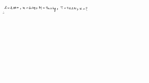 in-fig-12-29-a-horizontal-scaffold-of-length-200-mathrmm-and-uniform-mass-600-mathrmkg-is-suspended-