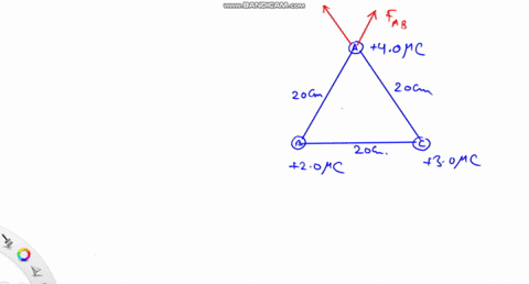 the-charges-represented-in-fig-24-3-are-held-stationary-in-vaccum-find-the-force-on-the-40-mu-mathrm