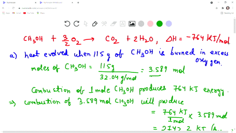 methanol-mathrmch_3-mathrmoh-is-an-efficient-fuel-with-a-high-octane-rating-beginaligned-mathrmch_3-