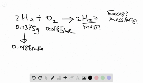 a-mixture-of-00375-g-of-hydrogen-and-00185-mol-oxygen-in-a-closed-container-is-sparked-to-initiate-a
