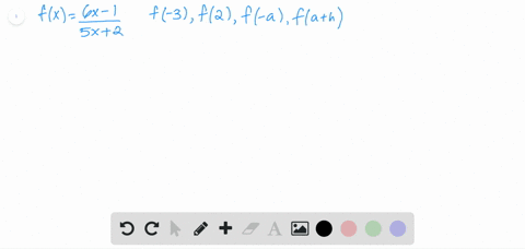 for-the-following-exercises-evaluate-the-function-f-at-the-indicated-values-f-3-f2-f-a-fah-fxfrac6-x