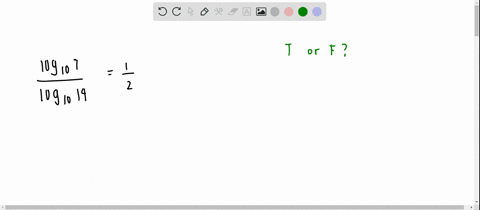 decide-whether-each-statement-is-true-or-false-fraclog-_10-7log-_10-14frac12