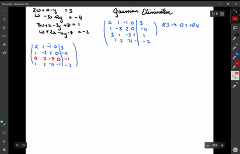 use-gaussian-elimination-to-find-the-complete-solution-to-each-system-of-equations-or-show-that-n-11