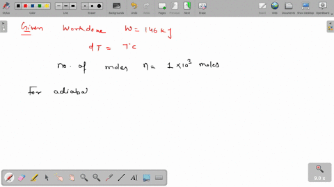 the-work-of-146-mathrmkj-is-performed-in-order-to-compress-one-kilomole-of-a-gas-adiabatically-and-i