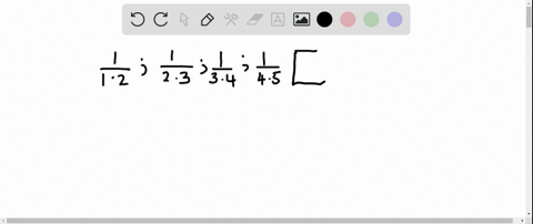 a-sequence-is-defined-recursively-write-down-the-first-five-terms-frac11-cdot-2-frac12-cdot-3-frac13
