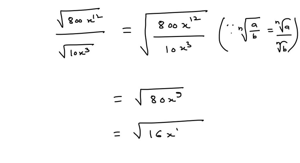 Solved in exercises 69 92 simplify using the quotient rule for square