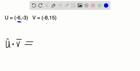 determine-if-the-pair-of-vectors-given-are-orthogonal-mathbfulangle-6-3rangle-mathbfvlangle-815rangl