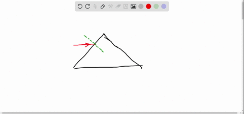 a-ray-of-light-moving-in-air-parallel-to-the-base-of-a-glass-prism-of-angles-45circ-45circ-and-90cir