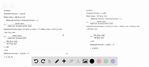 the-empirical-formula-and-molar-mass-of-several-compounds-are-listed-find-the-molecular-formula-of-e