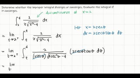 determine-whether-the-improper-integral-diverges-or-converges-evaluate-the-integral-if-it-converg-31