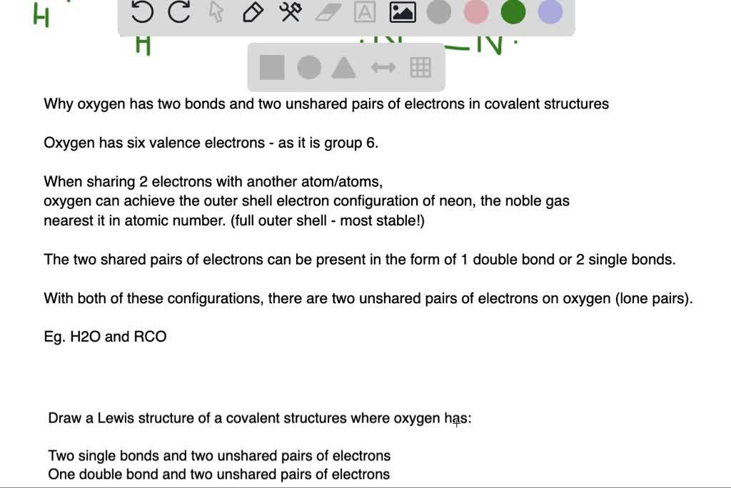 solved-why-does-oxygen-have-two-bonds-and-two-unshared-pairs-of