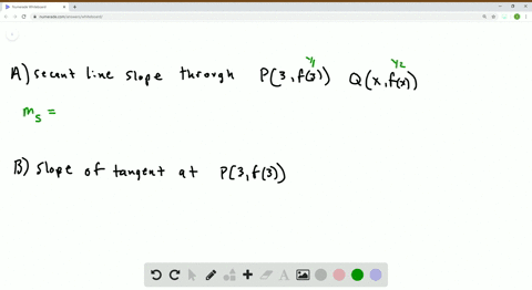 a-curve-has-equation-yfx-a-write-an-expression-for-the-slope-of-the-secant-line-through-the-points-p