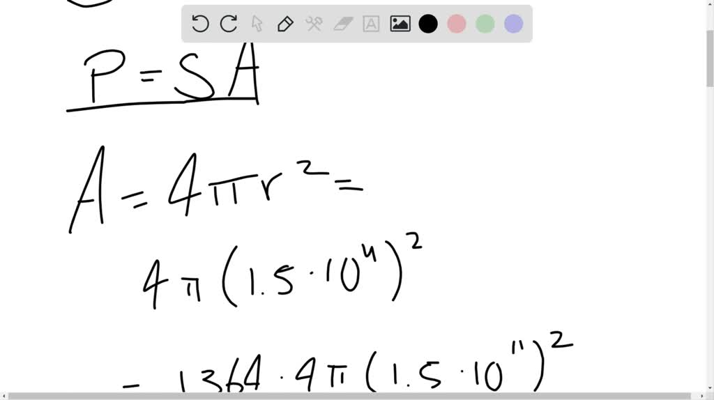 solved-the-total-power-output-of-the-sun-is-3-8-x-1026w-the-distance