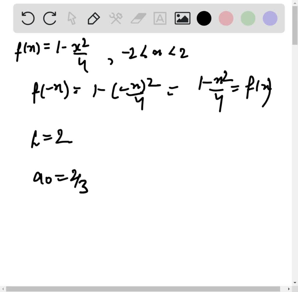 SOLVED:Find the Fourier series expressions for the periodic voltage ...