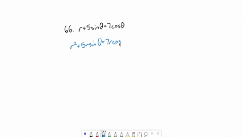 convert-to-a-rectangular-equation-r5-sin-theta7-cos-theta