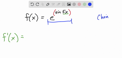 find-fprimex-if-fx-equals-the-given-expression-esin-5-x