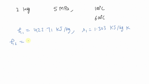 a-constant-pressure-pistoncylinder-contains-2-mathrmkg-of-water-at-5-mathrmmpa-and-100circ-mathrmc-2