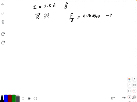 a-straight-conducting-wire-carries-a-75-a-current-in-the-y-direction-find-the-magnetic-field-magnitu