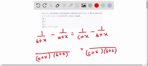 let-a-b-c-be-distinct-real-numbers-which-are-in-gp-if-x-in-mathbfr-is-such-that-ax-bx-cx-are-in-hps-