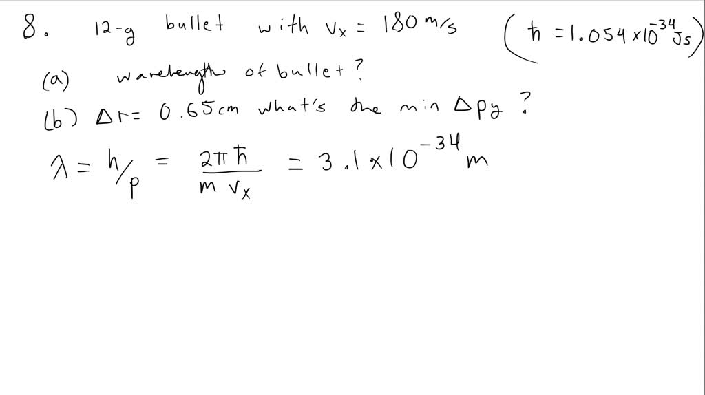 SOLVED:(II) A 12-g bullet leaves a rifle horizontally at a speed of 180 ...