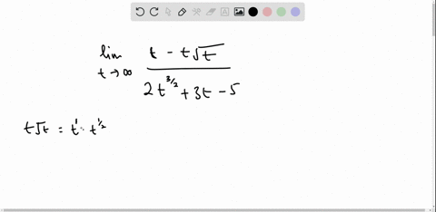 find-the-limit-lim-_t-rightarrow-infty-fract-t-sqrtt2-t3-23-t-5
