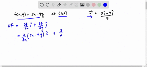 find-the-directional-derivative-f_a12-for-the-function-f-with-vecu3-veci-4-vecj-5-fx-y3-x-4-y