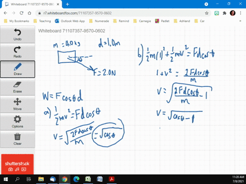 in-fig-7-49-a-a-20-mathrmn-force-is-applied-to-a-40-mathrmkg-block-at-a-downward-angle-theta-as-th-2