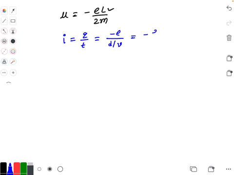 show-that-the-magnetic-dipole-moment-of-an-electron-orbiting-in-a-hydrogen-atom-is-proportional-to-i
