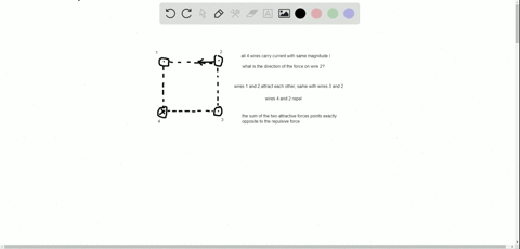 the-four-wires-shown-in-figure-2-54-are-long-and-straight-and-they-each-carry-a-current-of-the-same-