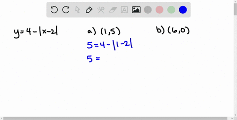 In Exercises 7-14, determine whether each point lies on the graph of ...