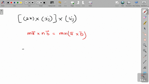 find-the-indicated-scalar-or-vector-without-using-27-or-9-2-mathbfk-times3-mathbfj-times4-mathbfj