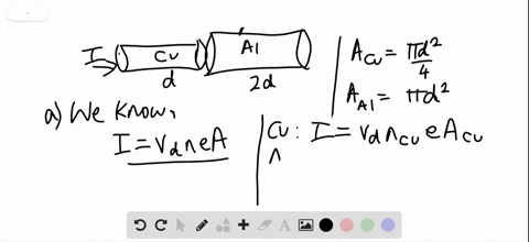a-copper-wire-joins-an-aluminum-wire-whose-diameter-is-twice-that-of-the-copper-the-same-current-f-2
