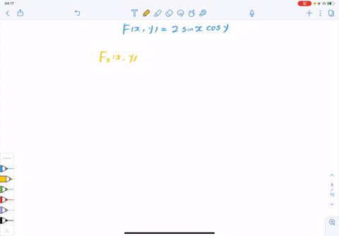 find-all-first-partial-derivatives-of-each-function-fx-y2-sin-x-cos-y