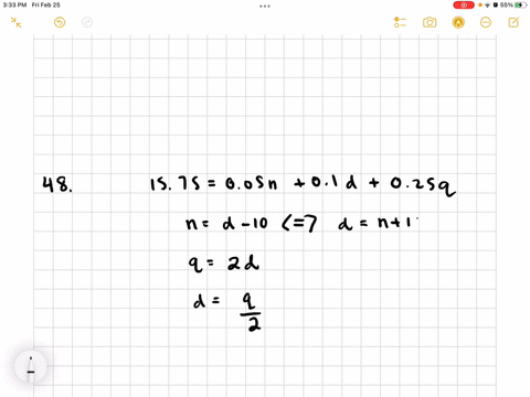 use-an-algebraic-approach-to-solve-each-problem-objective-2-sarah-has-a-collection-of-nickels-dimes-