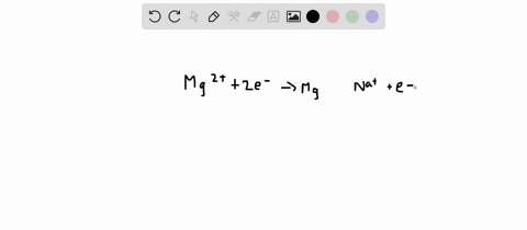 a-metallic-magnesium-cannot-be-obtained-by-electrolysis-of-aqueous-magnesium-chloride-mathrmmgcl_2-w