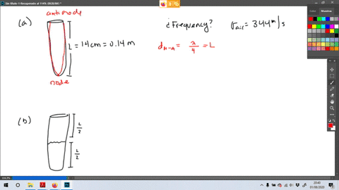 you-blow-across-the-open-mouth-of-an-emply-test-tube-and-produce-the-fundamental-standing-wave-of-th