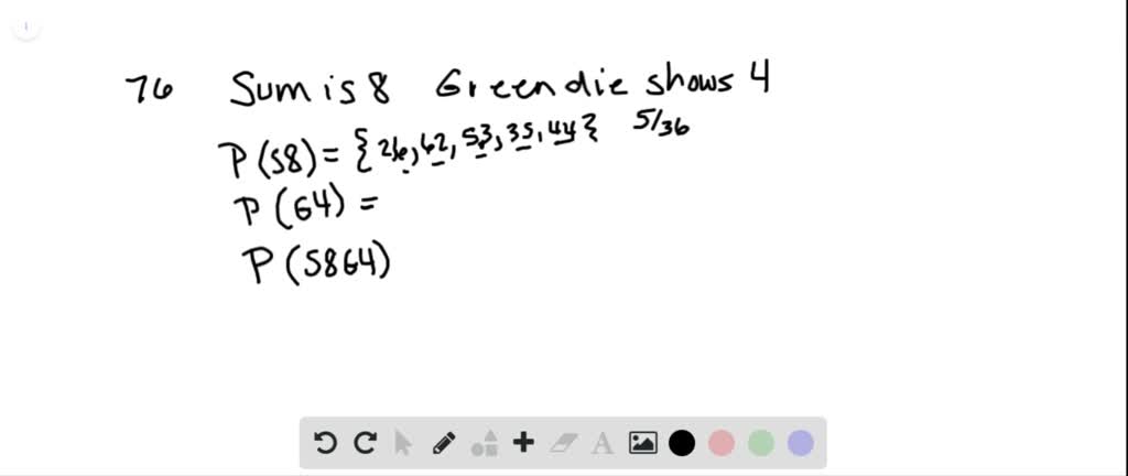 Suppose you roll two dice. What is the probability of rolling a sum of 8?