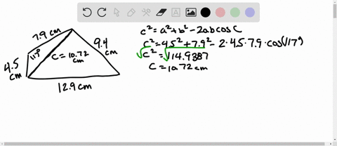 the-four-squential-sides-of-a-quadrilateral-have-lengths-45-mathrmcm-79-mathrmcm-94-mathrmcm-and-129