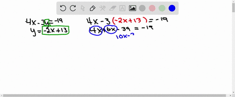 solve-each-system-using-the-substitution-method-beginaligned-4-x-3-y-19-y-2-x13-endaligned