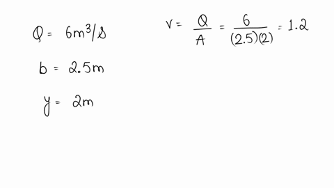 the-flow-over-a-25-mathrmm-wide-rectangular-channel-is-6-mathrmm3-mathrms-determine-the-froude-numbe
